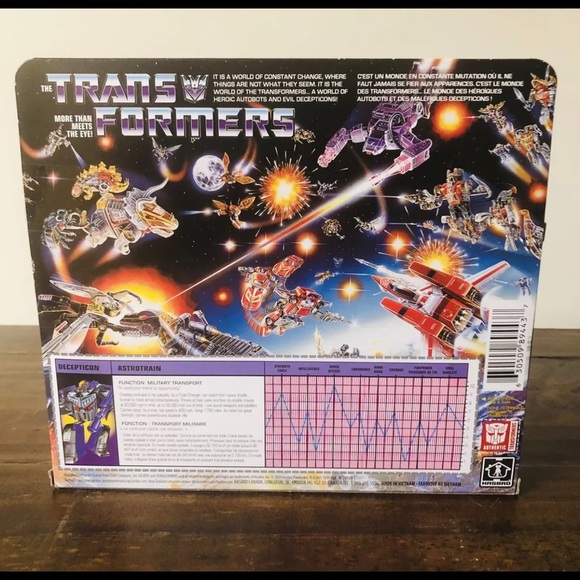 New Hasbro Transformers Triple Changer Astrotrain G1 Reissue Walmart Exclusive - Picture 3 of 4